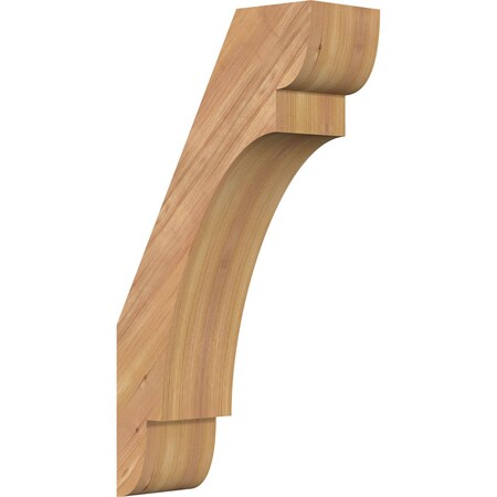 Ekena Millwork 5 1/2"W x 14"D x 26"H Olympic Smooth Knee Brace, Western Red Cedar BRC06X14X26OLY00SWR